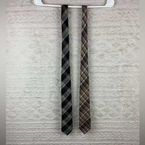 Vintage Wool Blend Ties by JC Penny Men's Shop - Picture 1 of 14